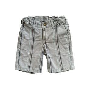 Hurley Toddler 2T Boys Grid Shorts with adjustable waistband